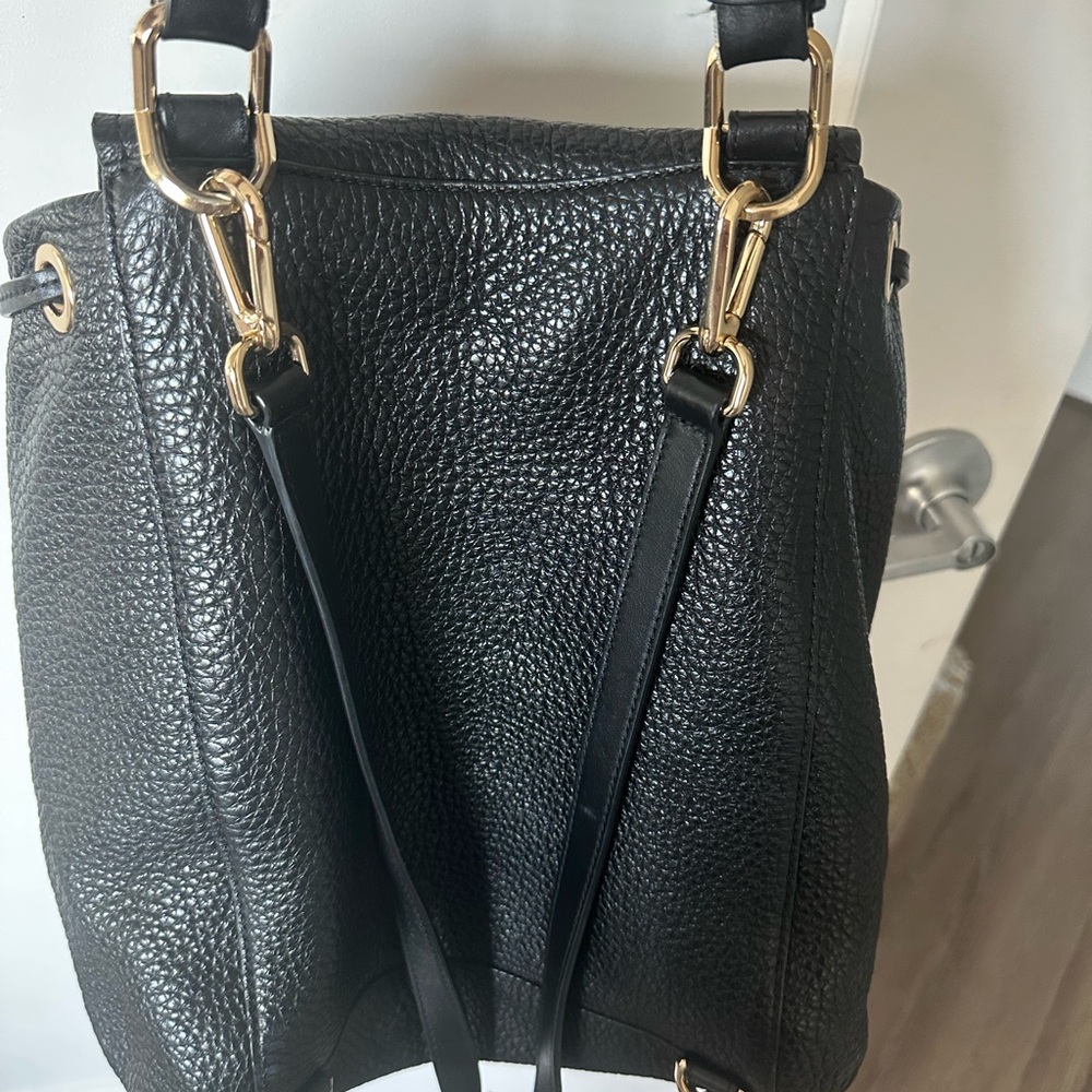 Michael Kors Textured Black Backpack and bag - Picture 5 of 6